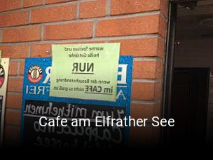 Cafe am Elfrather See tisch reservieren