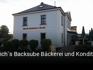 Münch`s Backsube Bäckerei und Konditorei tisch reservieren