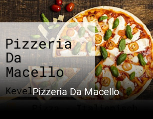 Jetzt bei Pizzeria Da Macello einen Tisch reservieren