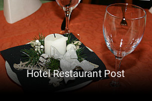 Hotel Restaurant Post tisch reservieren