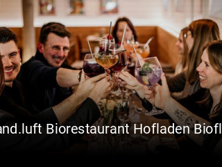 Land.luft Biorestaurant Hofladen Biofleisch Online tisch reservieren