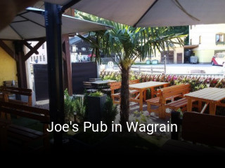 Jetzt bei Joe's Pub in Wagrain einen Tisch reservieren
