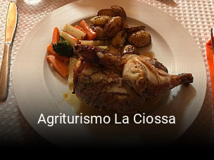 Agriturismo La Ciossa tisch reservieren