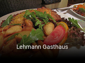 Jetzt bei Lehmann Gasthaus einen Tisch reservieren