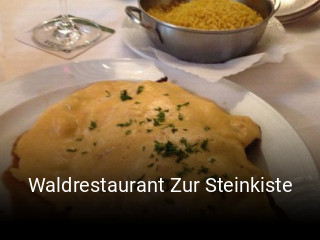 Waldrestaurant Zur Steinkiste tisch reservieren