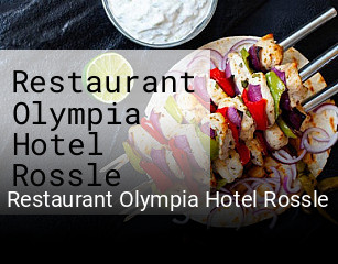 Jetzt bei Restaurant Olympia Hotel Rossle einen Tisch reservieren