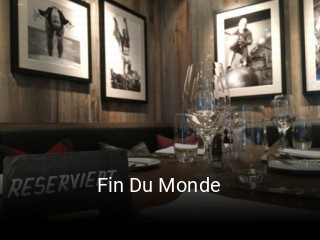 Jetzt bei Fin Du Monde einen Tisch reservieren