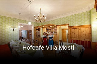 Hofcafe Villa Mostl tisch buchen