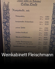 Weinkabinett Fleischmann reservieren