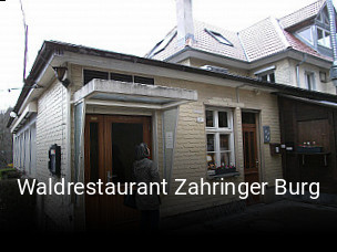 Waldrestaurant Zahringer Burg tisch reservieren