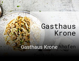 Gasthaus Krone reservieren