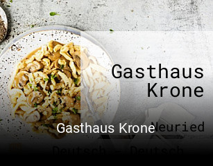 Gasthaus Krone tisch reservieren