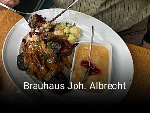 Brauhaus Joh. Albrecht tisch reservieren