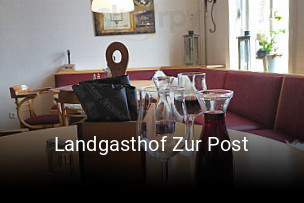 Landgasthof Zur Post online reservieren