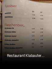 Restaurant Klabautermann tisch reservieren
