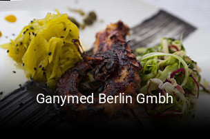 Jetzt bei Ganymed Berlin Gmbh einen Tisch reservieren