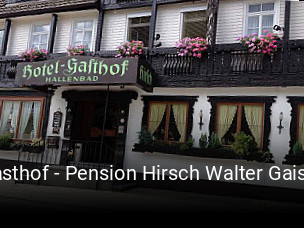 Jetzt bei Gasthof - Pension Hirsch Walter Gaiser einen Tisch reservieren