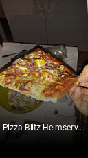 Pizza Blitz Heimservice tisch buchen