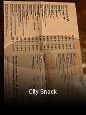 City Snack tisch reservieren