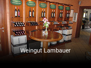 Jetzt bei Weingut Lambauer einen Tisch reservieren