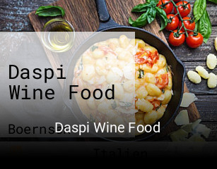 Jetzt bei Daspi Wine Food einen Tisch reservieren