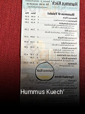 Jetzt bei Hummus Kuech' einen Tisch reservieren