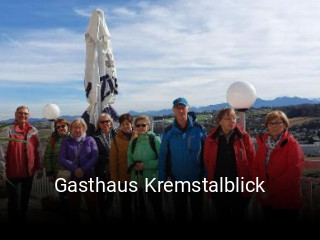 Gasthaus Kremstalblick tisch reservieren