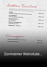 Zornheimer Weinstuben tisch buchen