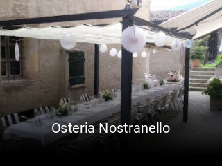 Jetzt bei Osteria Nostranello einen Tisch reservieren