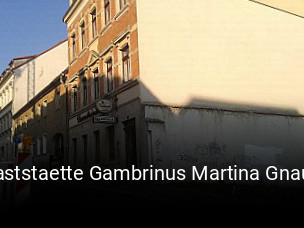 Gaststaette Gambrinus Martina Gnauk online reservieren