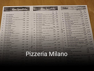 Pizzeria Milano tisch buchen