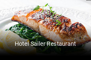 Jetzt bei Hotel Sailer Restaurant einen Tisch reservieren