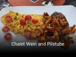 Chalet Wein and Pilstube tisch buchen