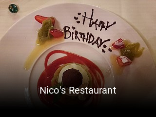Jetzt bei Nico's Restaurant einen Tisch reservieren