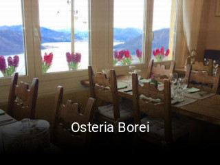 Jetzt bei Osteria Borei einen Tisch reservieren