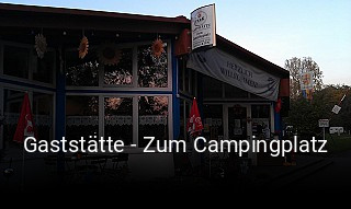 Gaststätte - Zum Campingplatz tisch reservieren