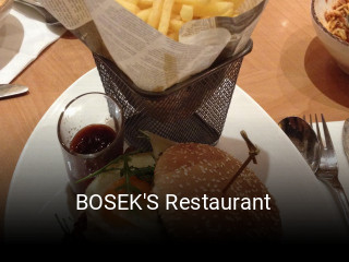 Jetzt bei BOSEK'S Restaurant einen Tisch reservieren