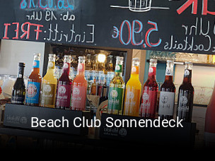 Jetzt bei Beach Club Sonnendeck einen Tisch reservieren