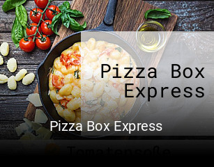 Pizza Box Express tisch reservieren