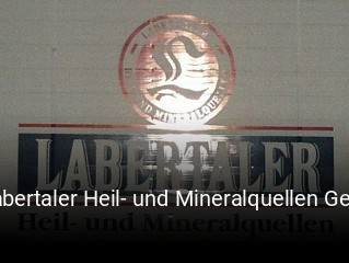 Jetzt bei Labertaler Heil- und Mineralquellen Getränke Hausler GmbH einen Tisch reservieren