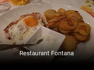 Restaurant Fontana tisch reservieren
