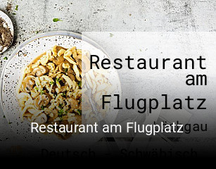 Restaurant am Flugplatz tisch reservieren