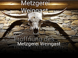 Metzgerei Weingast online reservieren