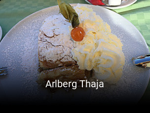 Jetzt bei Arlberg Thaja einen Tisch reservieren