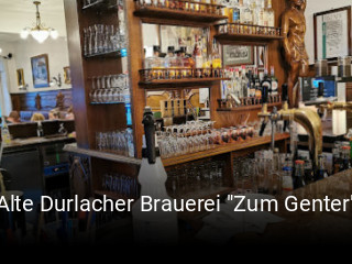 Alte Durlacher Brauerei "Zum Genter" tisch reservieren