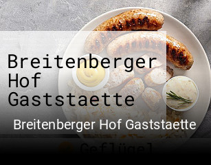 Breitenberger Hof Gaststaette tisch reservieren