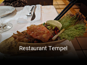Jetzt bei Restaurant Tempel einen Tisch reservieren