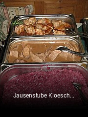 Jausenstube Kloesch in Weichselbaum tisch buchen