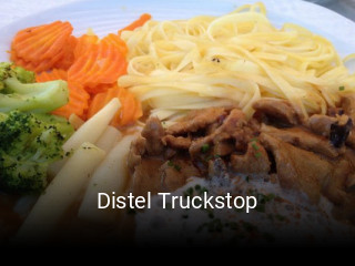 Distel Truckstop tisch reservieren