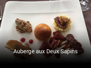 Jetzt bei Auberge aux Deux Sapins einen Tisch reservieren